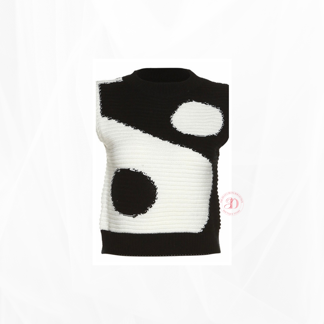 Ying Yang Sweater Vest