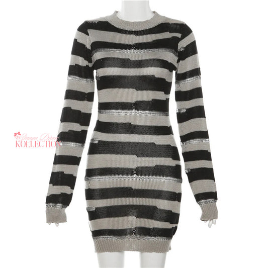 Knit Stripped Dress